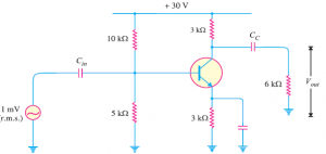 Solved Problems on Single Stage Transistor Amplifiers - Electronics Post